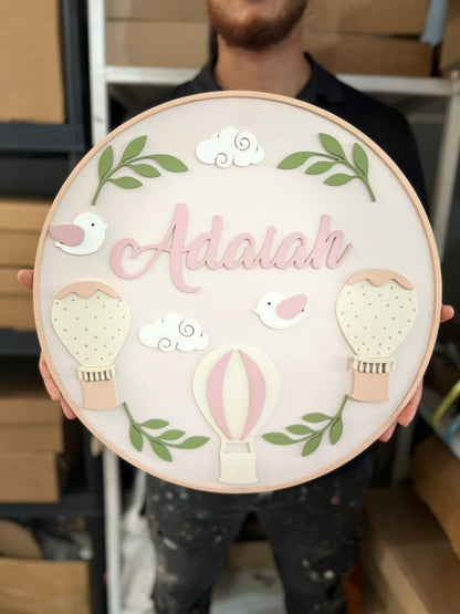 Colgante de hot air balloon - Felt Craft RD