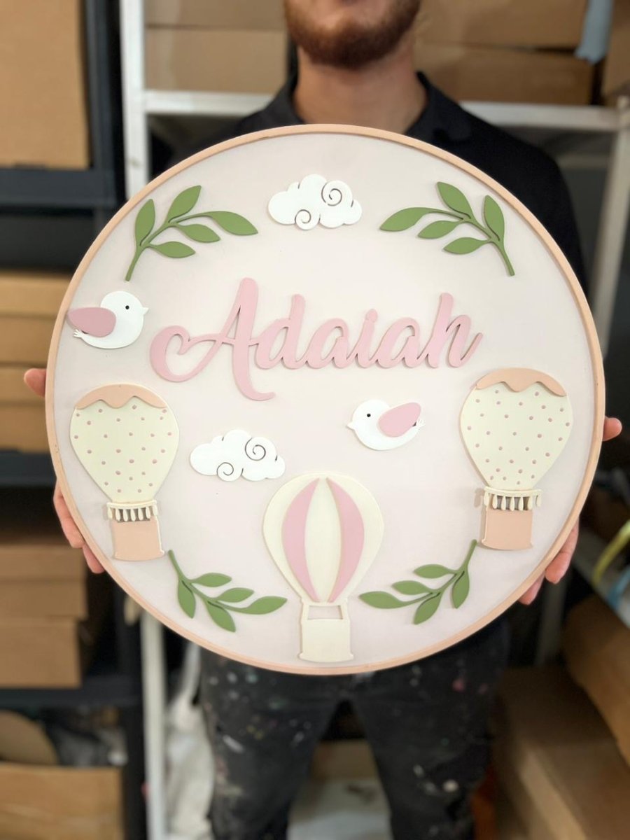 Colgante de hot air balloon - Felt Craft RD