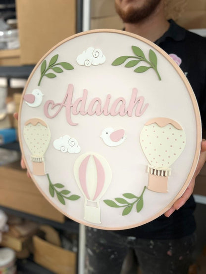 Colgante de hot air balloon - Felt Craft RD