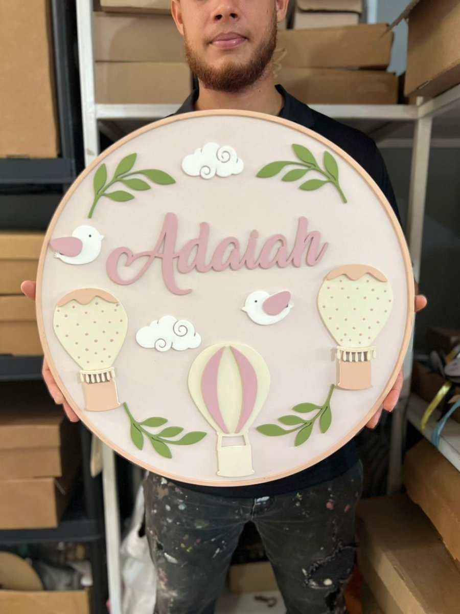 Colgante de hot air balloon - Felt Craft RD