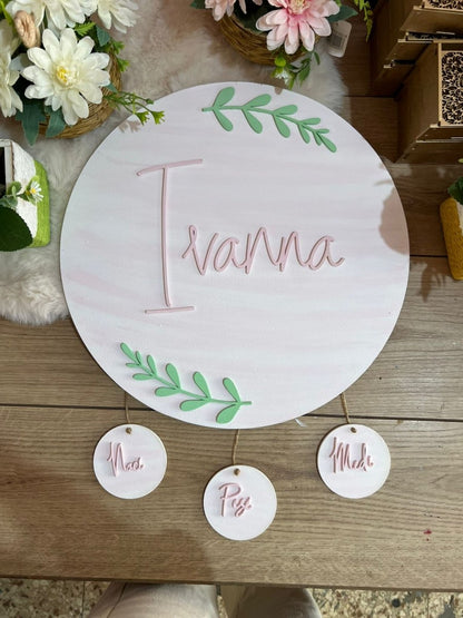 Colgante de pared en madera - Felt Craft RD