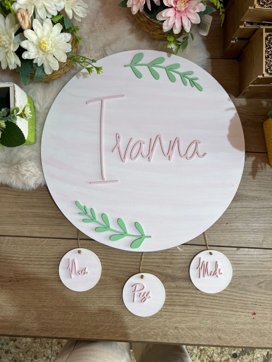 Colgante de pared en madera - Felt Craft RD