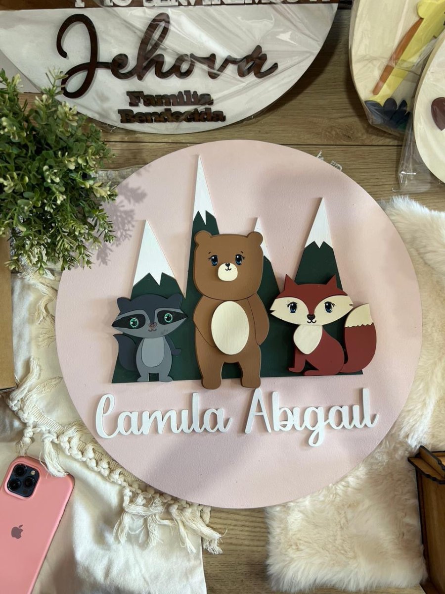 Colgante de pared para bebe republica dominicana - Felt Craft RD