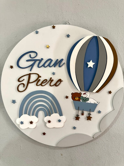 Colgante de puerta recien nacido para pared - Felt Craft RD