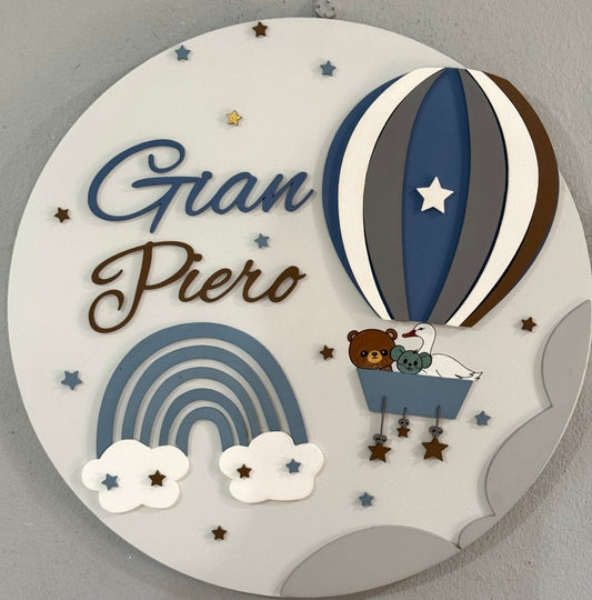 Colgante de puerta recien nacido para pared - Felt Craft RD