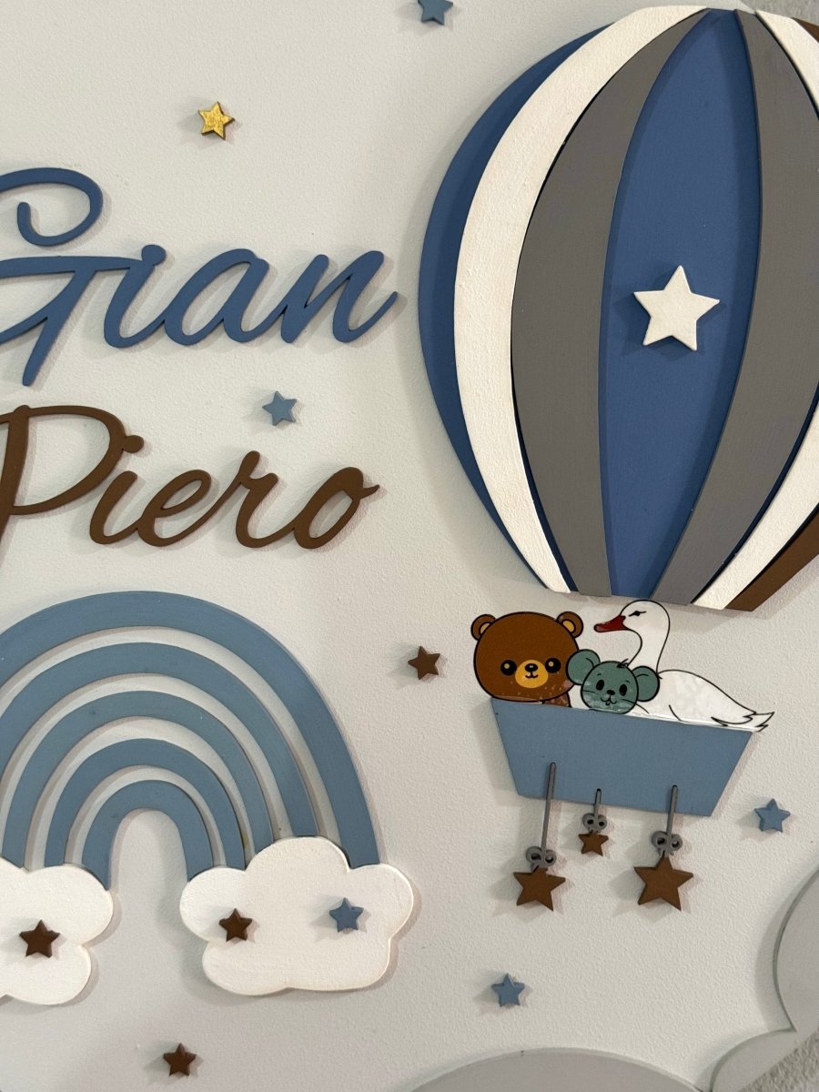 Colgante de puerta recien nacido para pared - Felt Craft RD