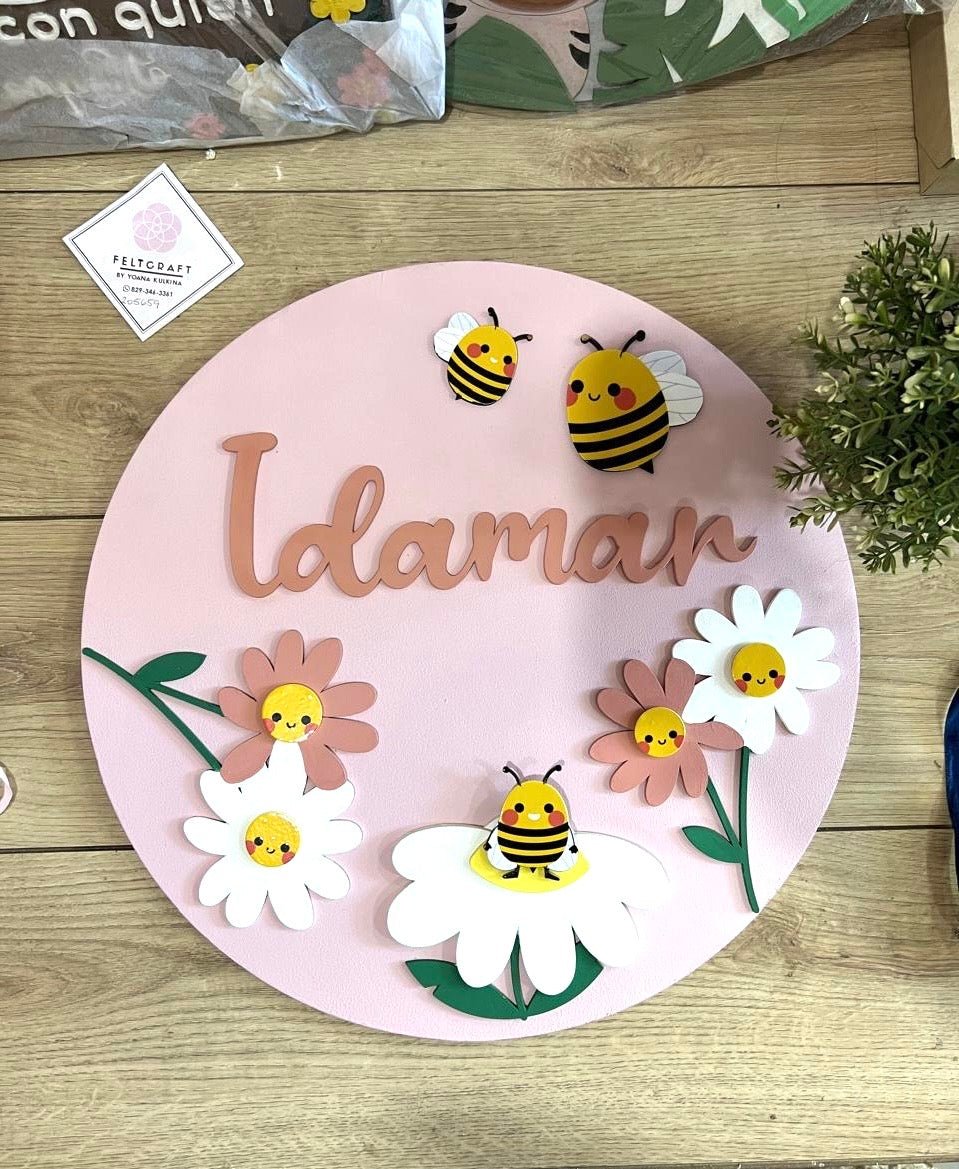 Colgante de abejitas ideal para cuartos de bebé