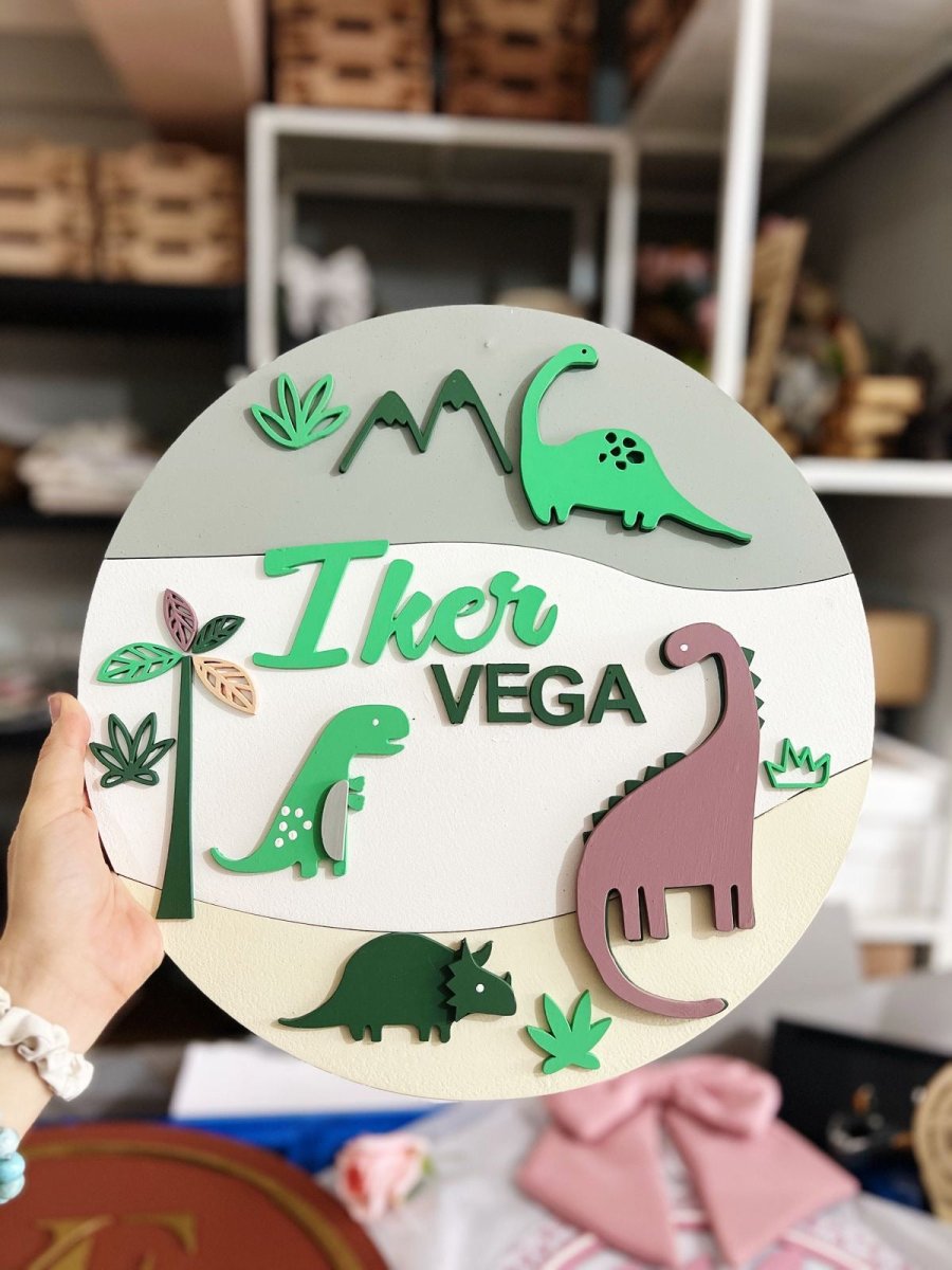 Colgante dinosaurio habitacion de bebe - Felt Craft RD