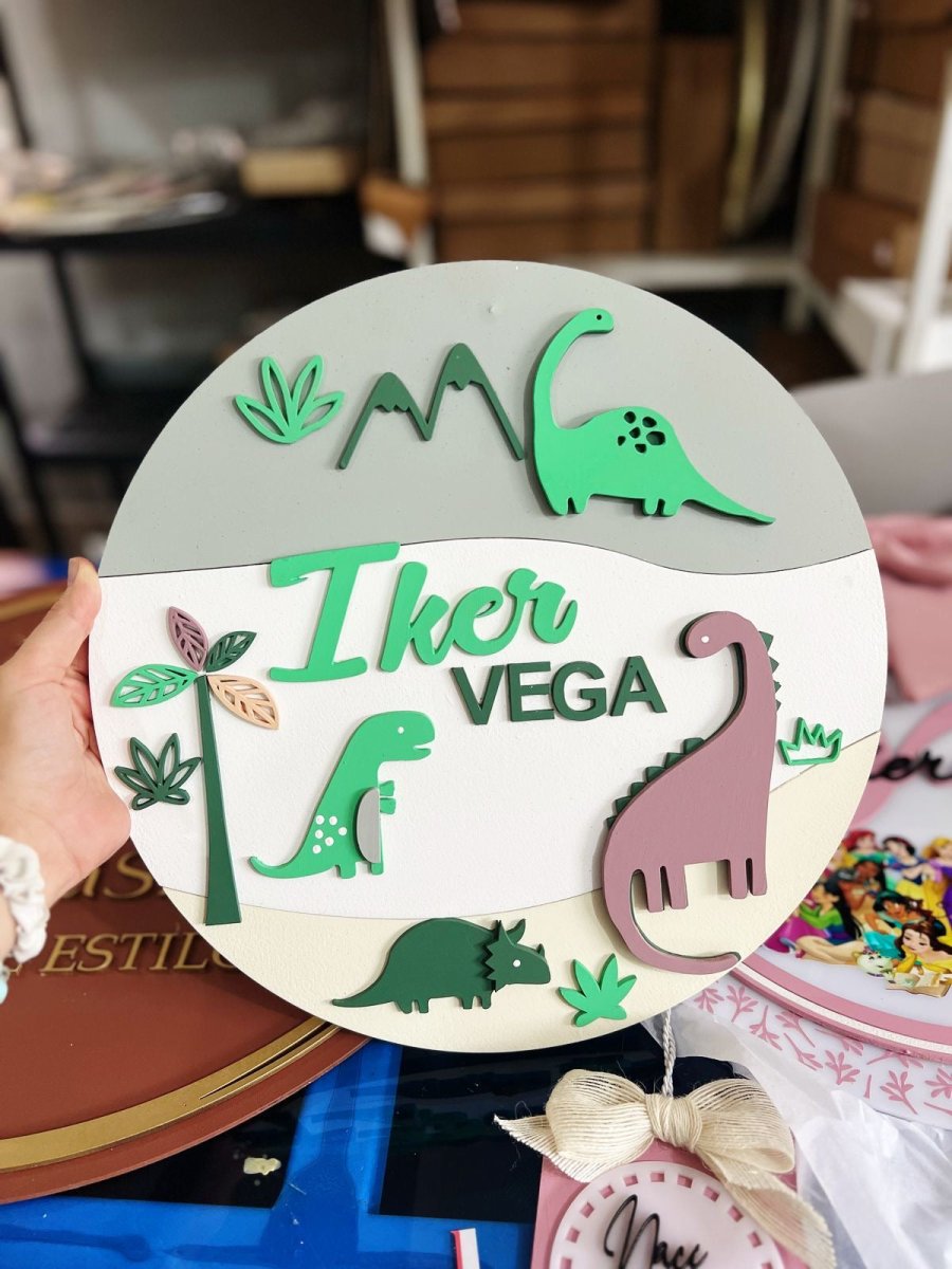 Colgante dinosaurio habitacion de bebe - Felt Craft RD