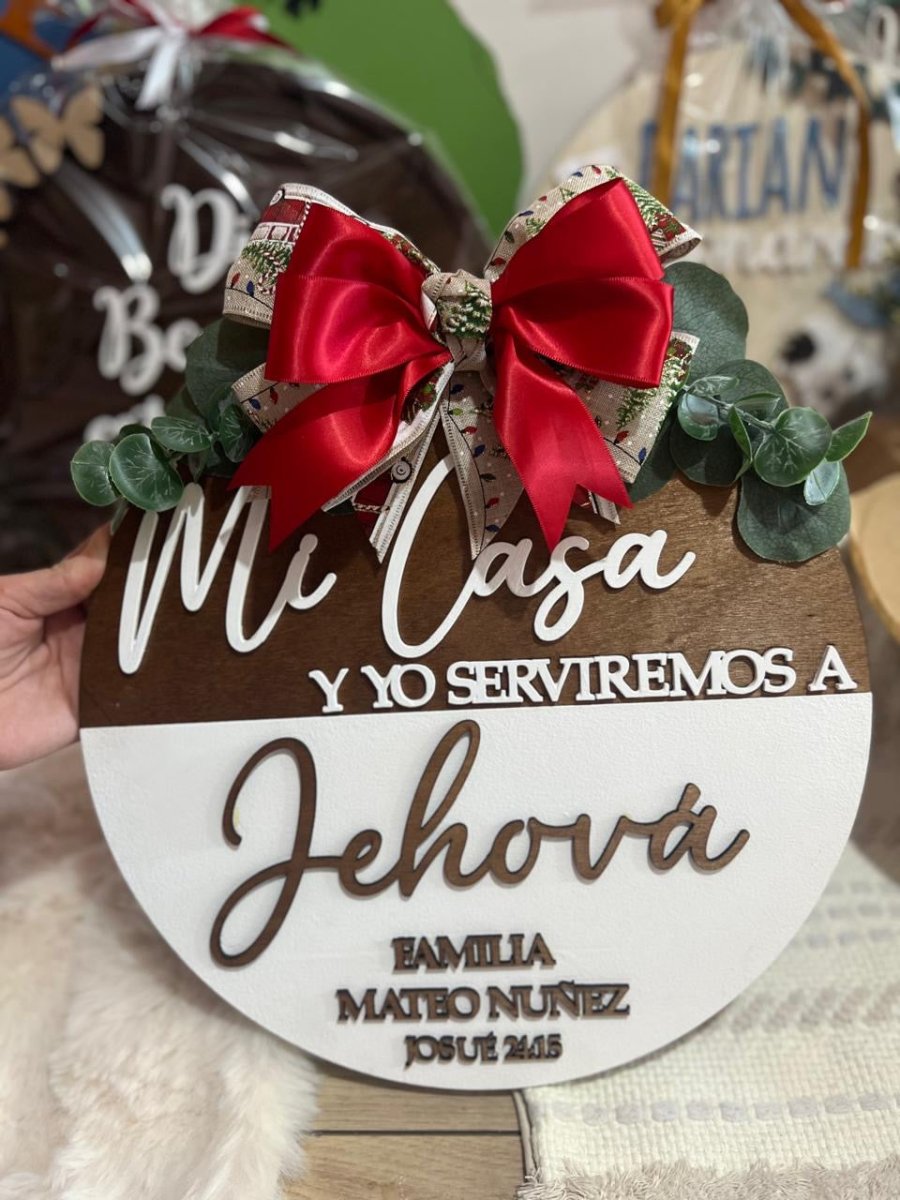 Colgante en madera familiar - Felt Craft RD