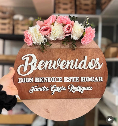 Colgante familiar para puerta - Felt Craft RD