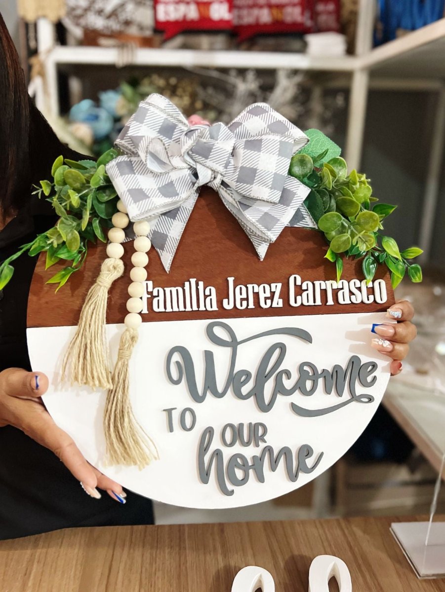 Colgante familiar para puerta - Felt Craft RD