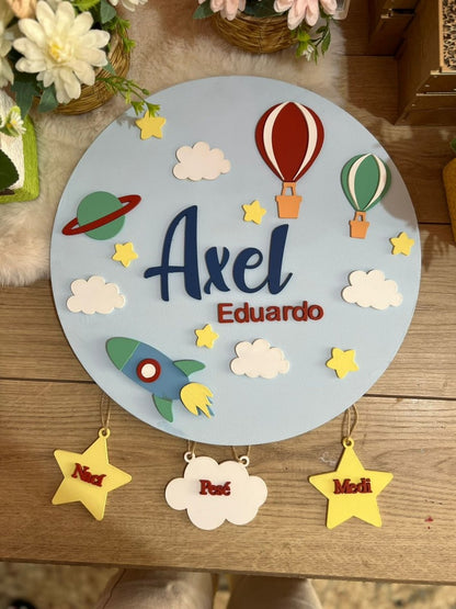 Colgante pared bebe cohete - Felt Craft RD