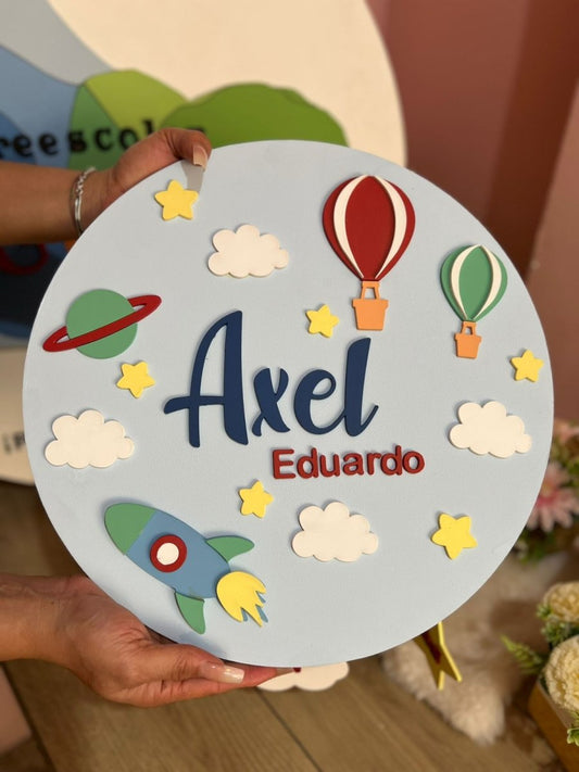 Colgante pared bebe cohete - Felt Craft RD