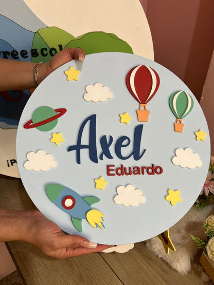 Colgante pared bebe cohete - Felt Craft RD