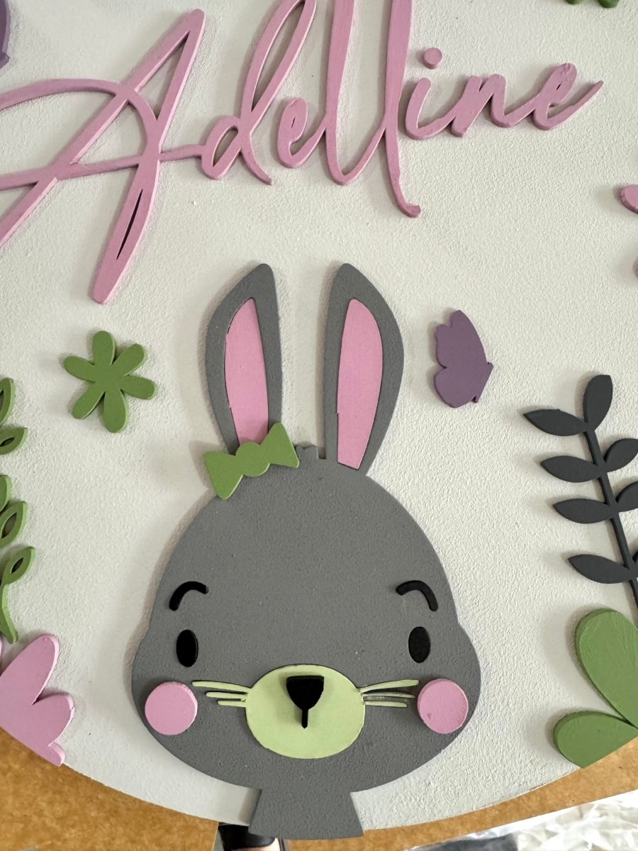 Colgante puerta bebe conejo - Felt Craft RD