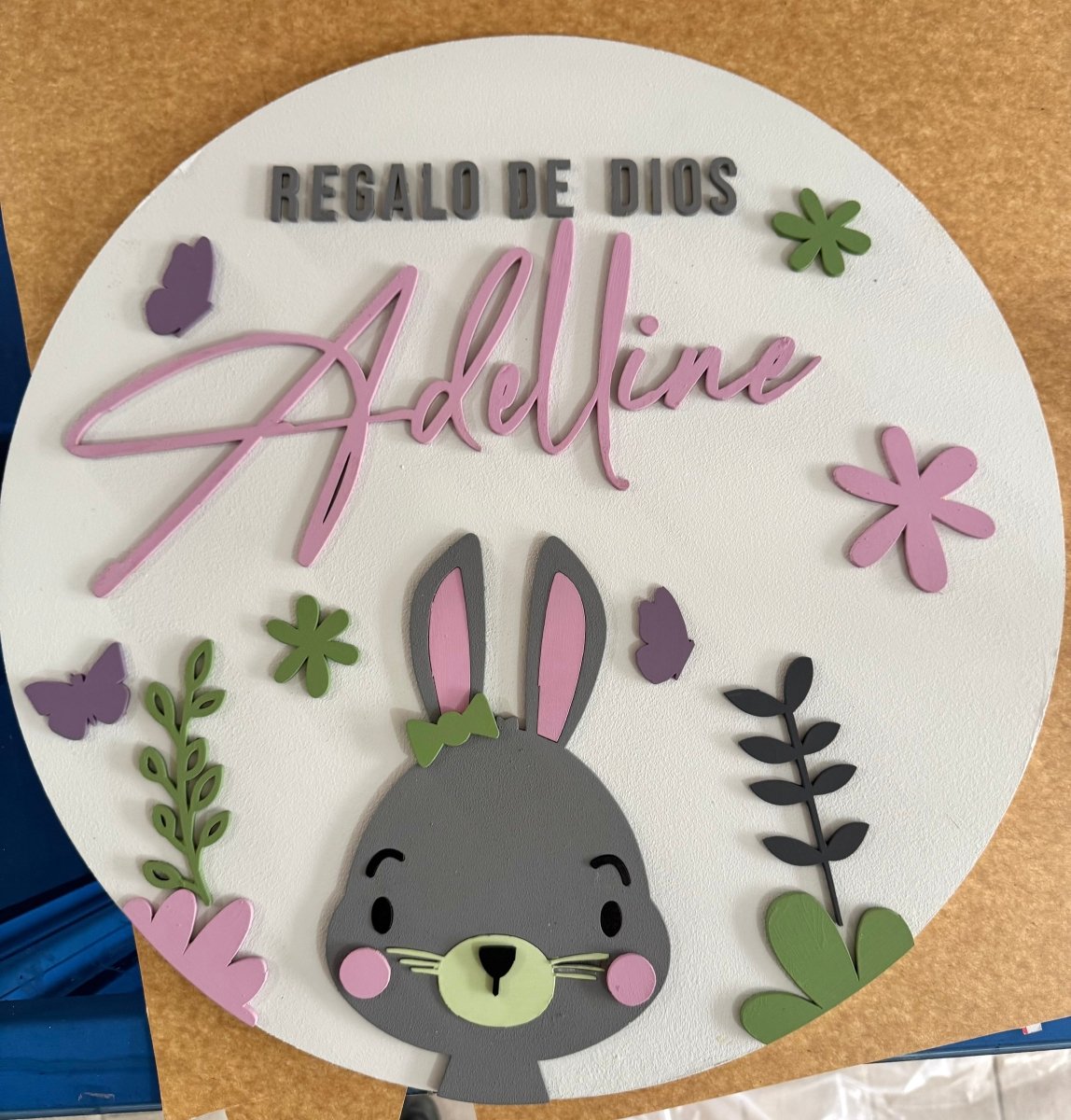 Colgante puerta bebe conejo - Felt Craft RD