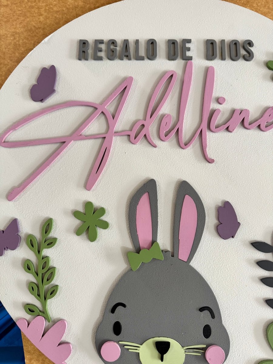 Colgante puerta bebe conejo - Felt Craft RD