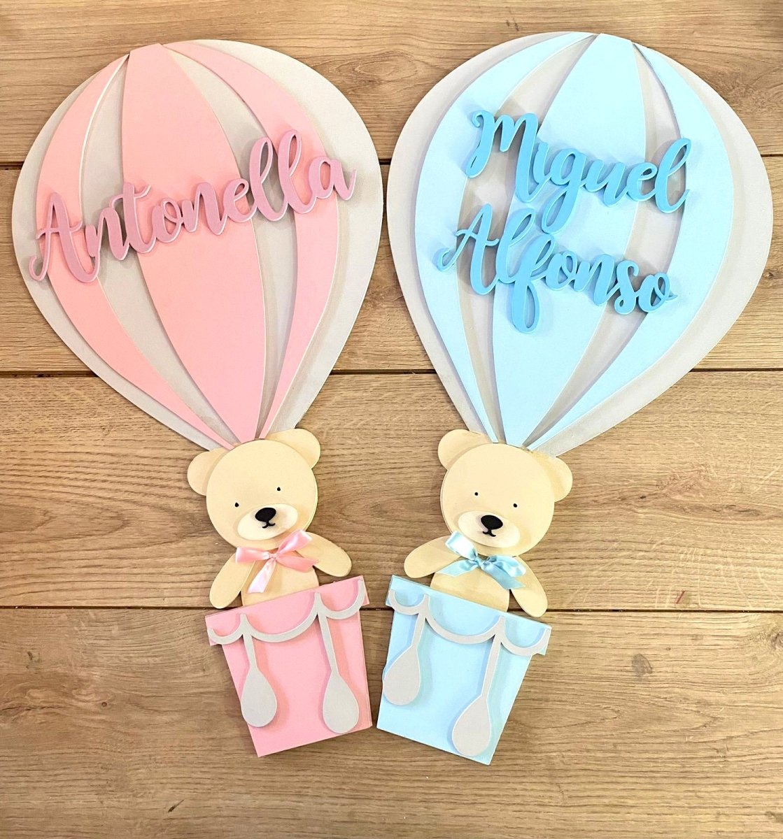 Colgantes para puerta de bebe hot air balloons - Felt Craft RD