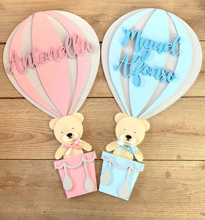 Colgantes para puerta de bebe hot air balloons - Felt Craft RD