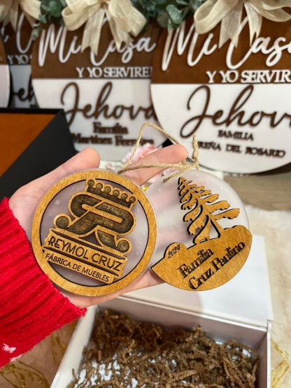 Adornos de Navidad en fieltro y madera – Feltcraft RD