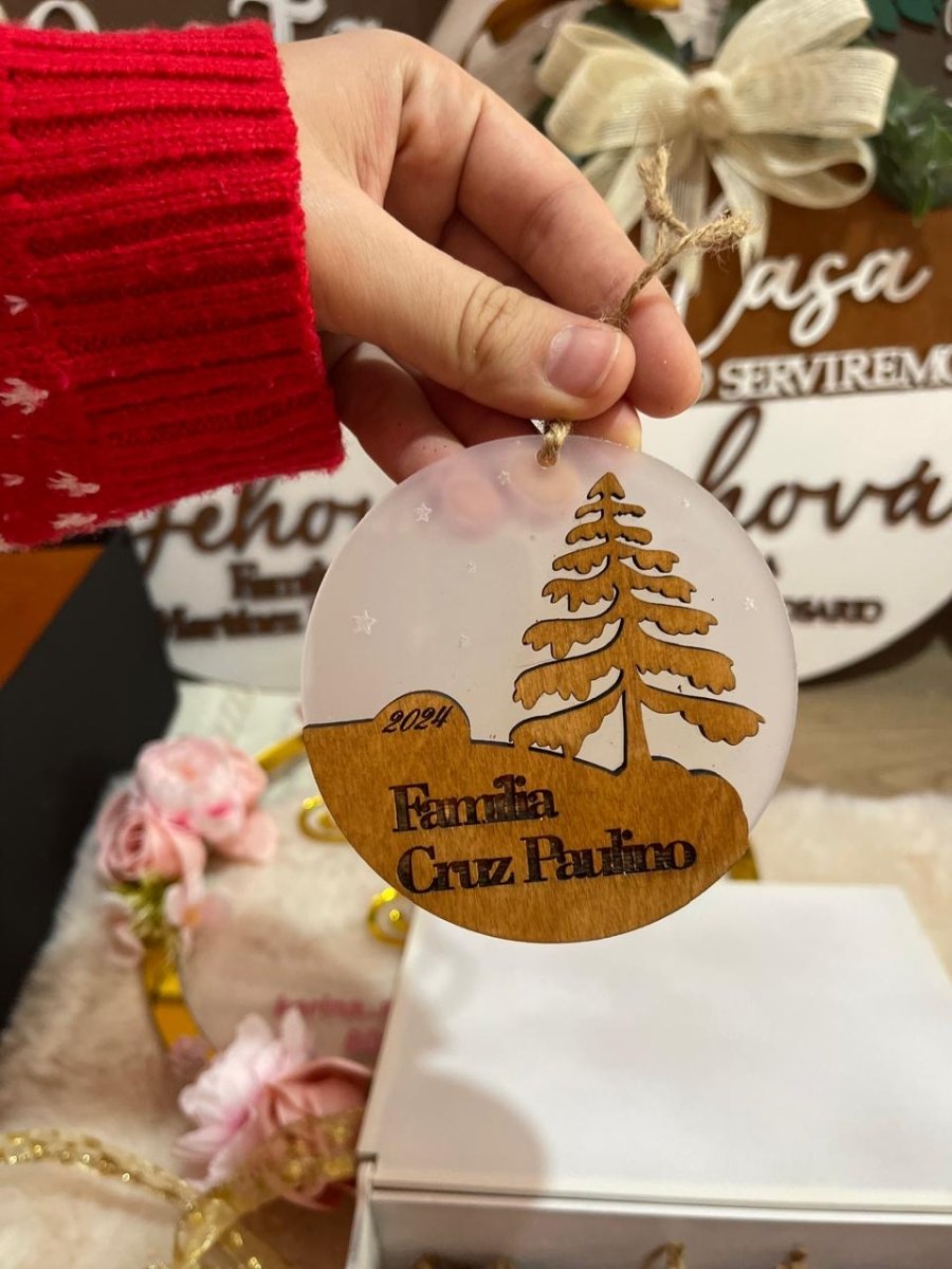 Copos de nieve personalizados para árbol de Navidad – Feltcraft RD