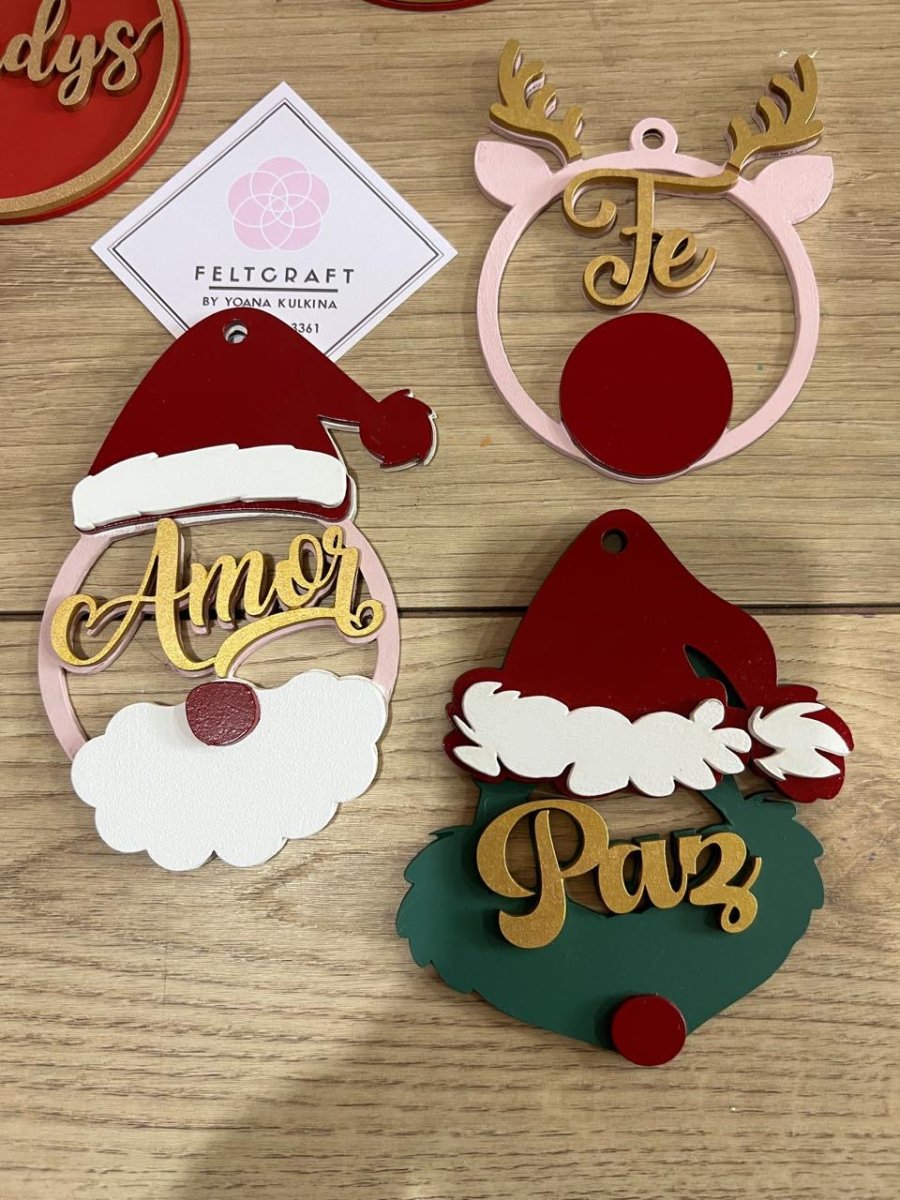 Decoración artesanal navideña para hogar y regalos – Feltcraft RD