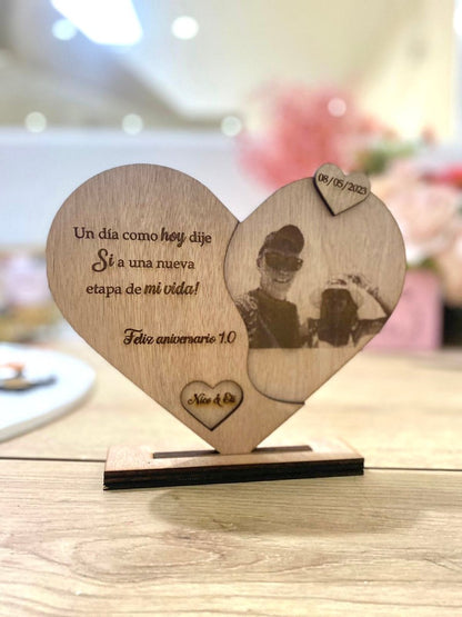 Corazon regalo personalizado - Felt Craft RD