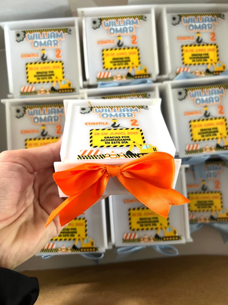 Cumpleaños souvenir caja personalizados - Felt Craft RD