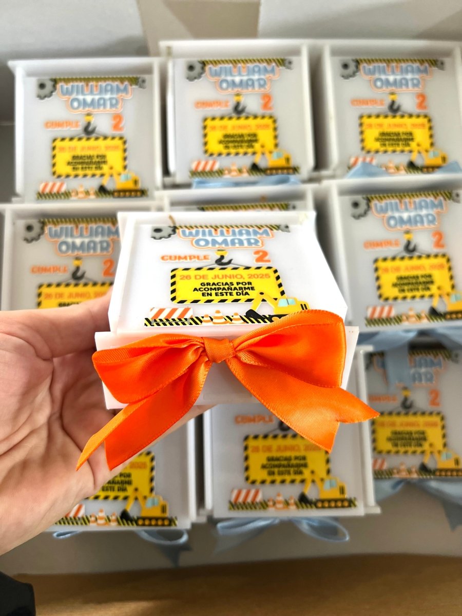 Cumpleaños souvenir caja personalizados - Felt Craft RD