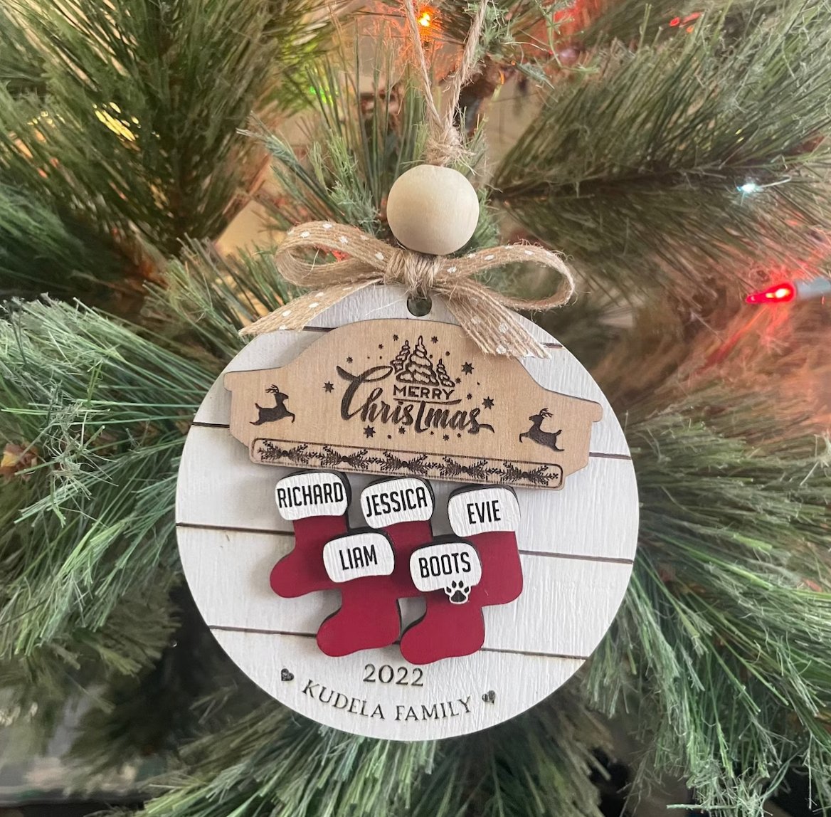 Customs Family Ornaments For Christmas Tree - Felt Craft RD