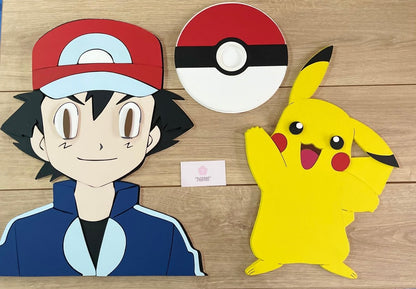 Decoración de pokemón personalizada en madera para pared - Felt Craft RD