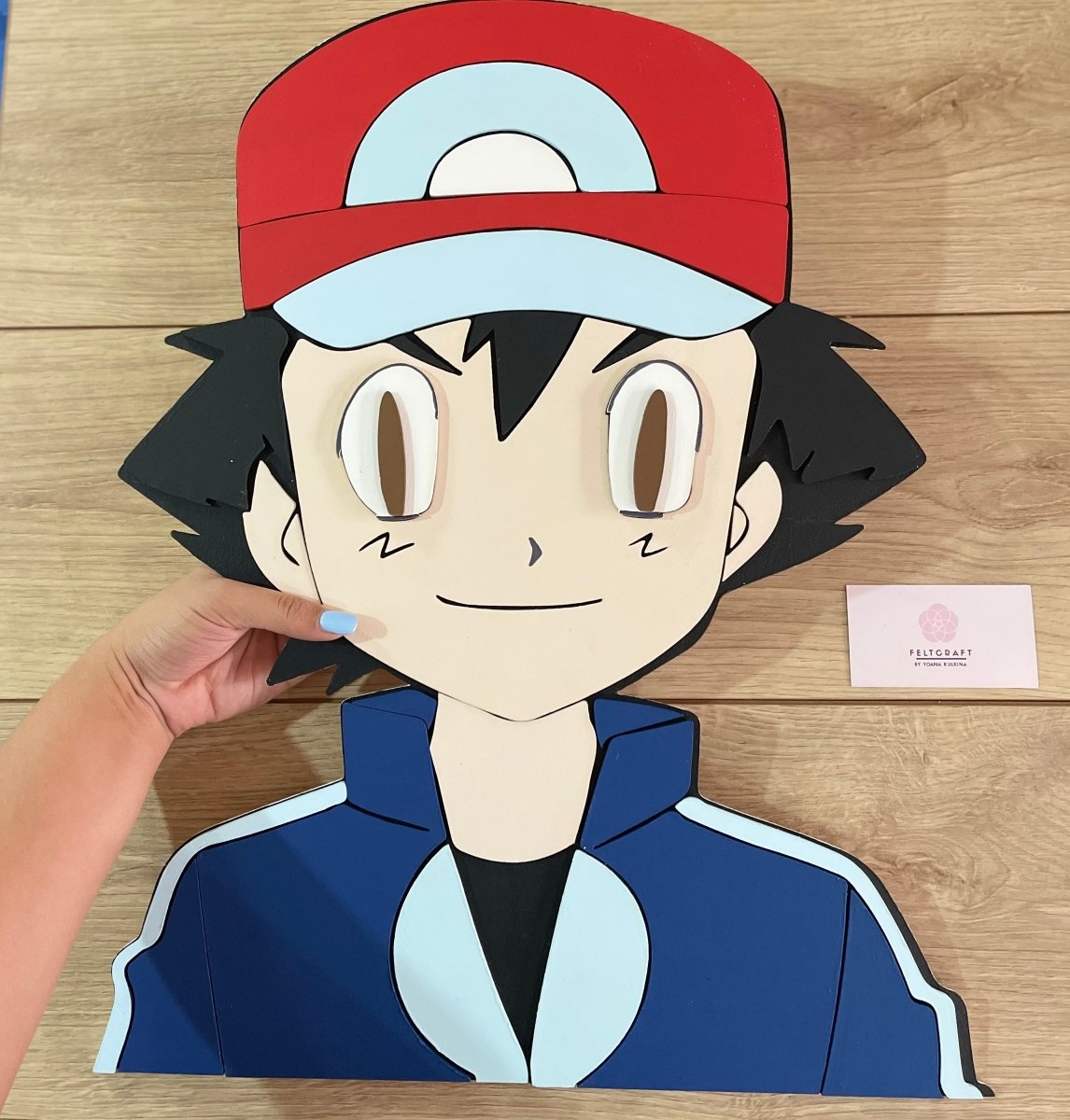 Decoración de pokemón personalizada en madera para pared - Felt Craft RD