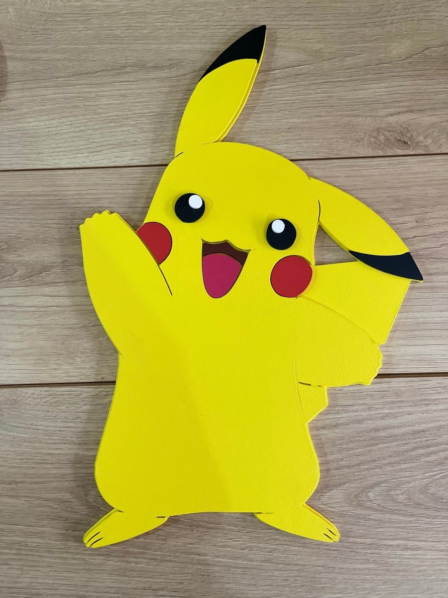 Decoración de pokemón personalizada en madera para pared - Felt Craft RD