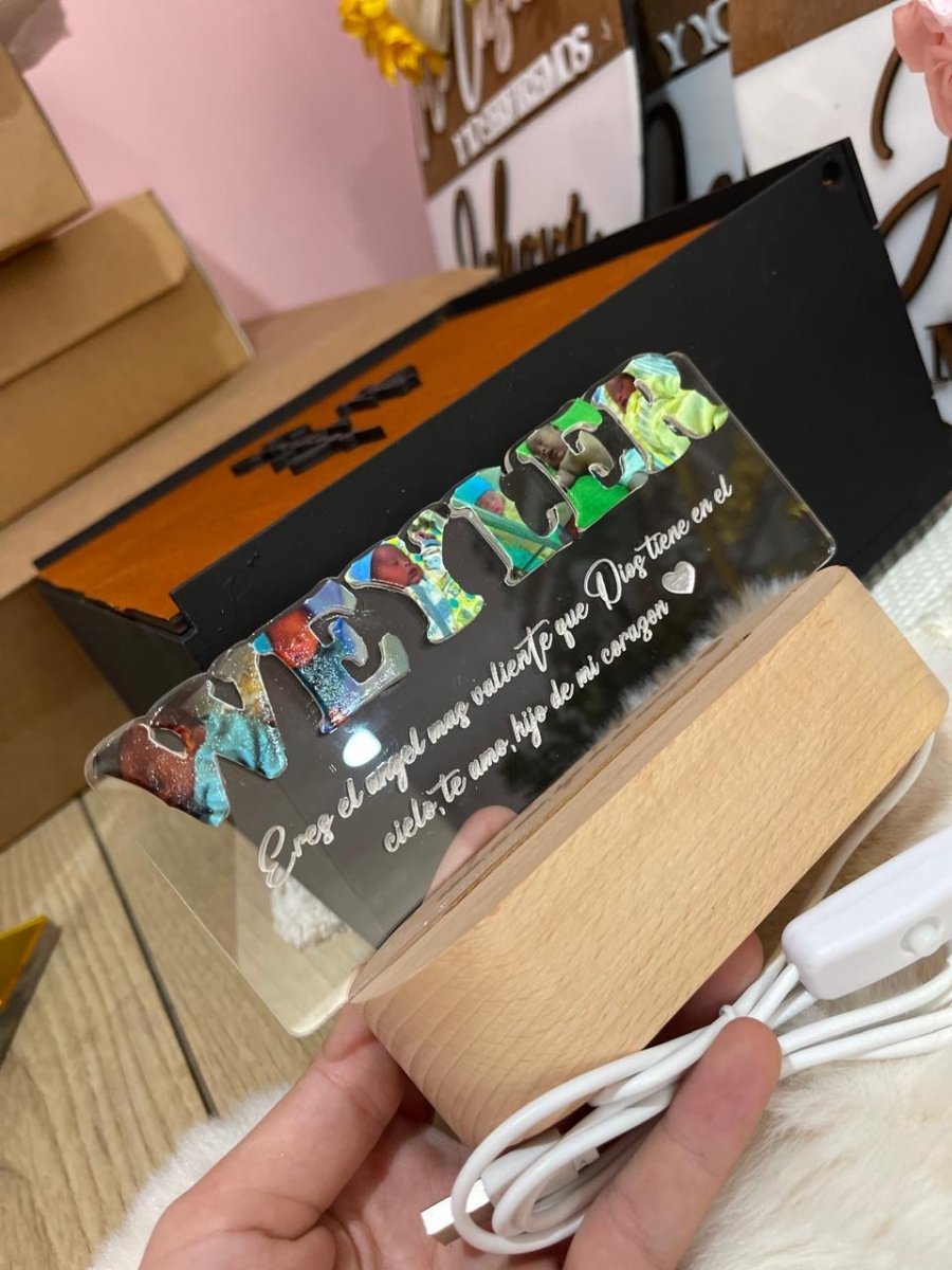 Decoracion lampara led - Felt Craft RD