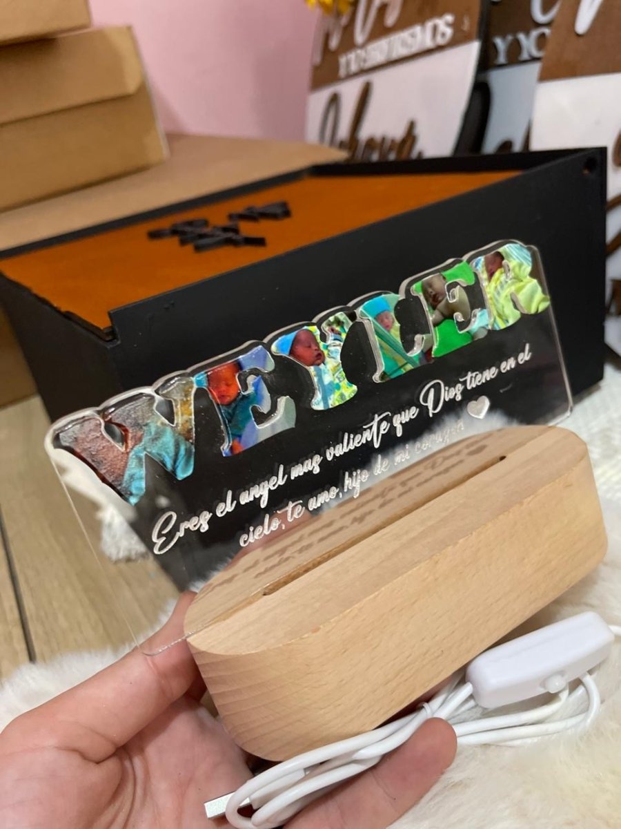 Decoracion lampara led - Felt Craft RD