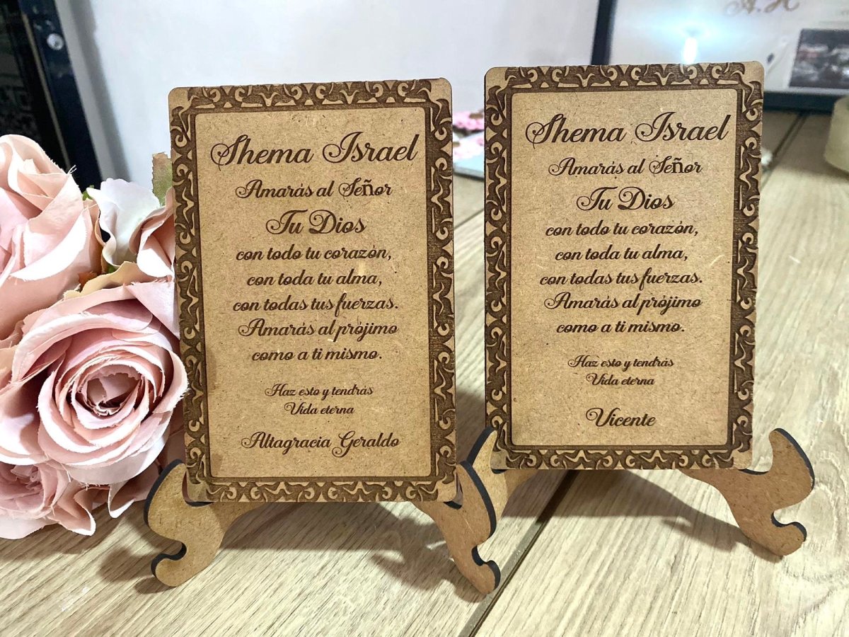 Decoración para recepción de eventos con mensaje personalizado en Santo Domingo - Felt Craft RD