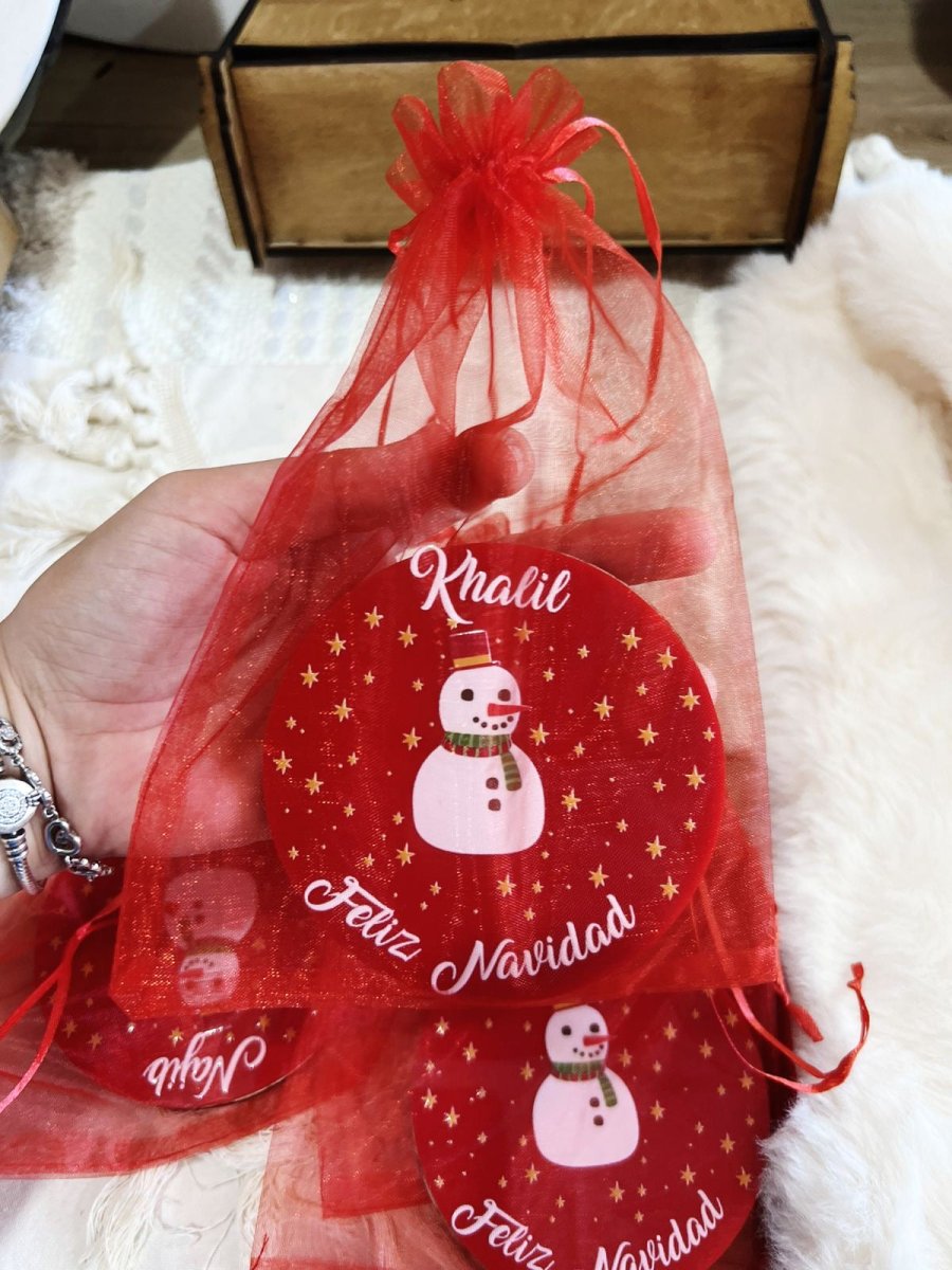 Detalles navidad acrilico republica dominicana arbolito - Felt Craft RD