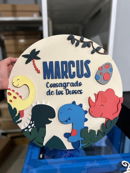 Dinosaurio personalizado en madera - Felt Craft RD