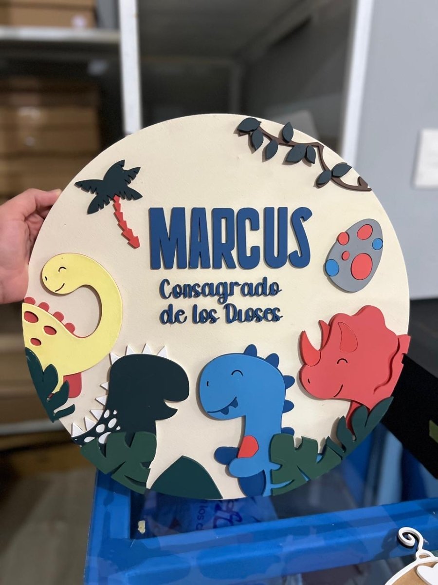 Dinosaurio personalizado en madera - Felt Craft RD