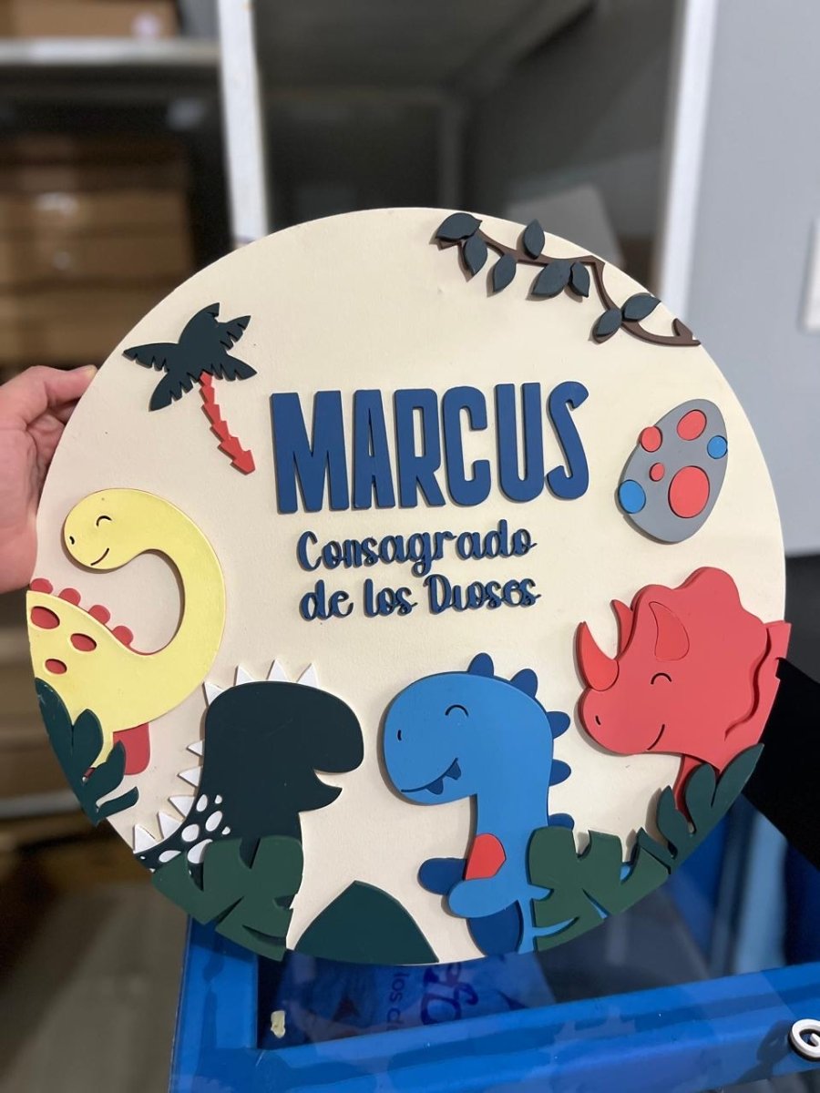 Dinosaurio personalizado en madera - Felt Craft RD