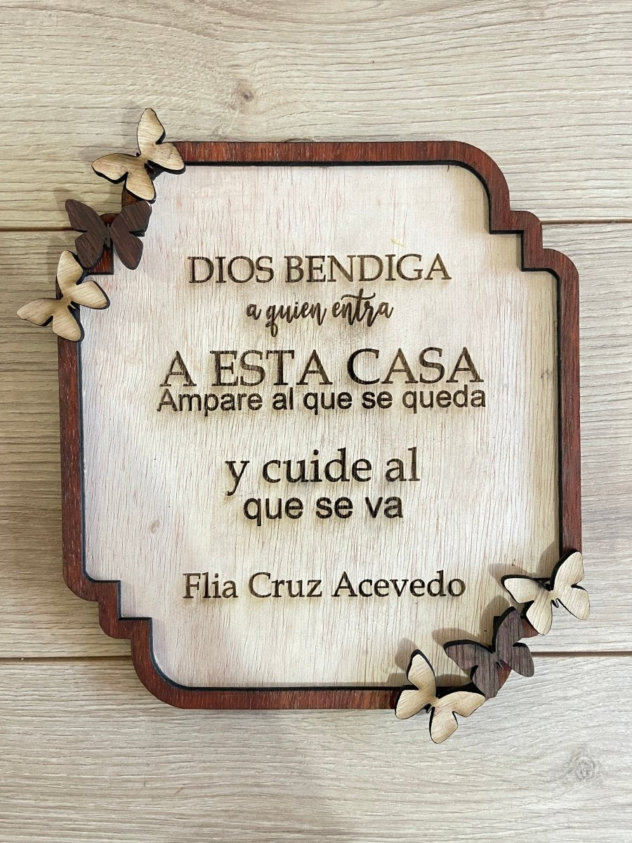 Dios Bendiga Esta Casa - Felt Craft RD