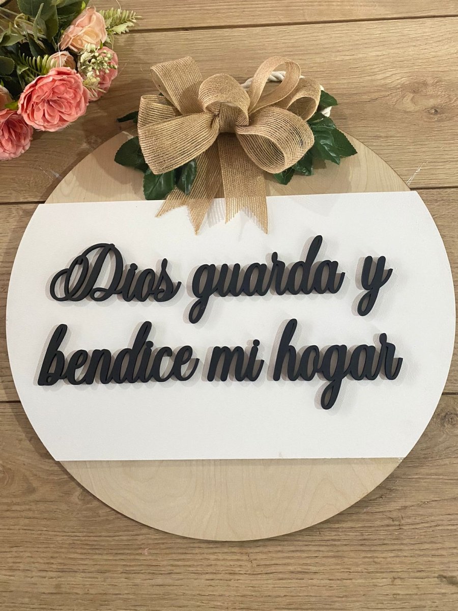 Dios Guarda Mi Hogar - Felt Craft RD