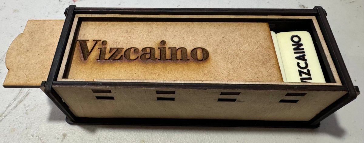 Dominos personalizado para regalo en madera - Felt Craft RD