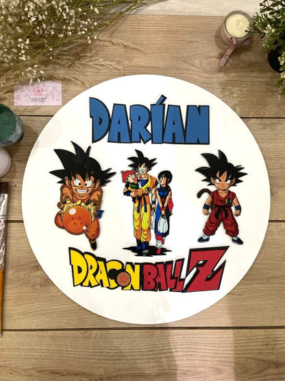 Dragon Ball Baby Boy girl Wall Hanging - Felt Craft RD