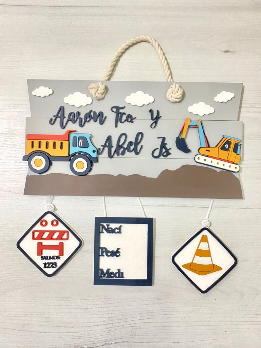 Engineer Constructor Hospital Door Hanger - Felt Craft RD