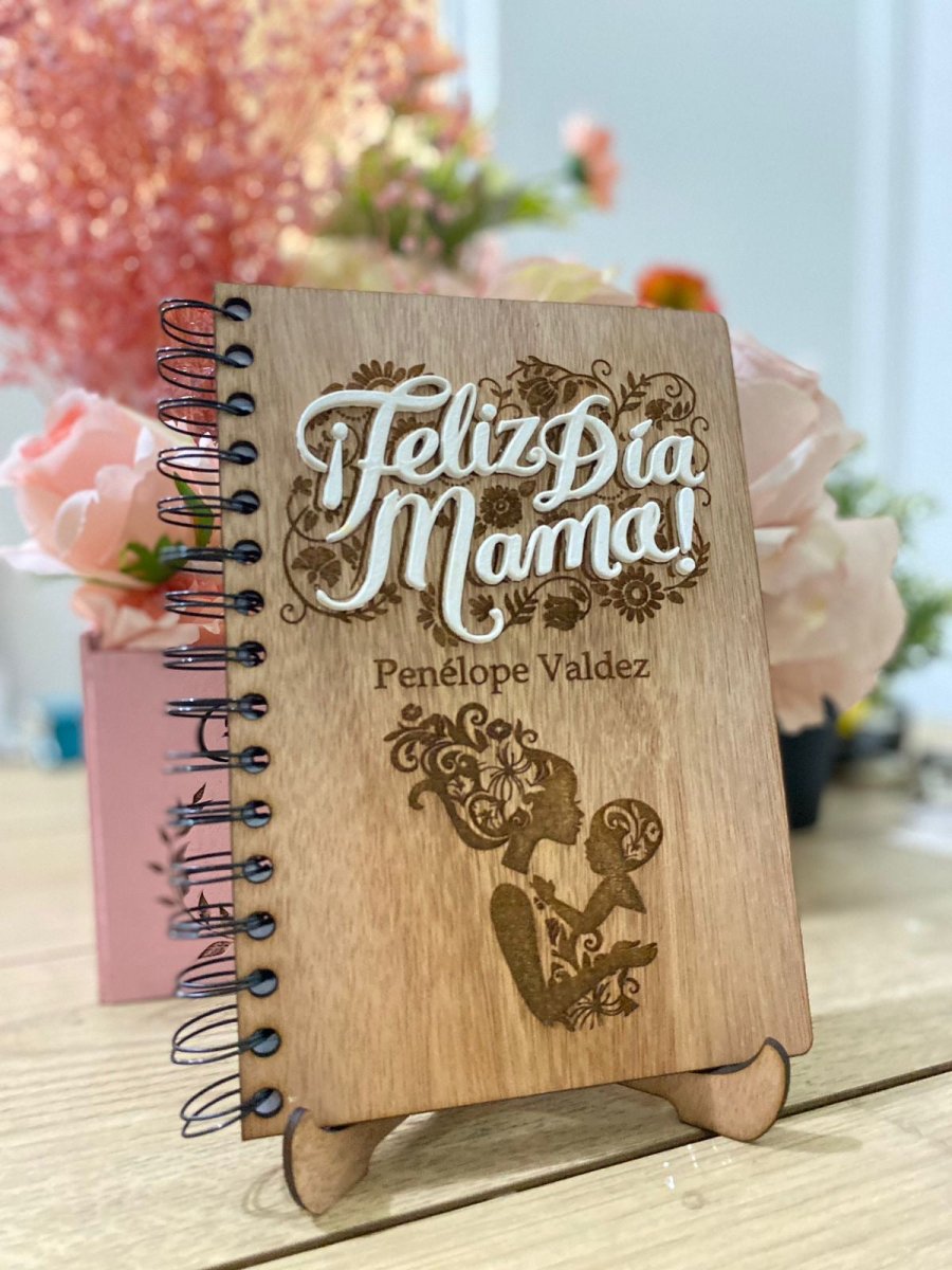 Engraved custom notebook - Felt Craft RD