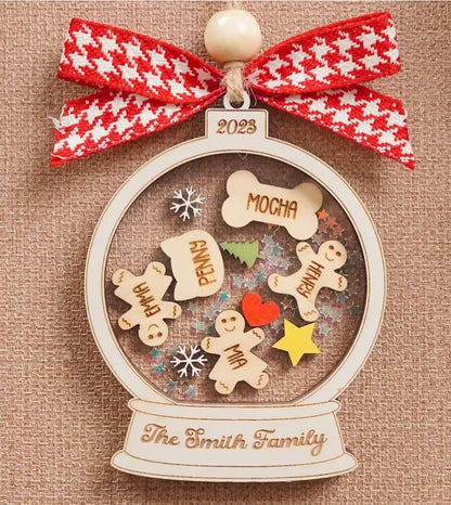 Family Details Ornament For Christmas Tree - Felt Craft RD