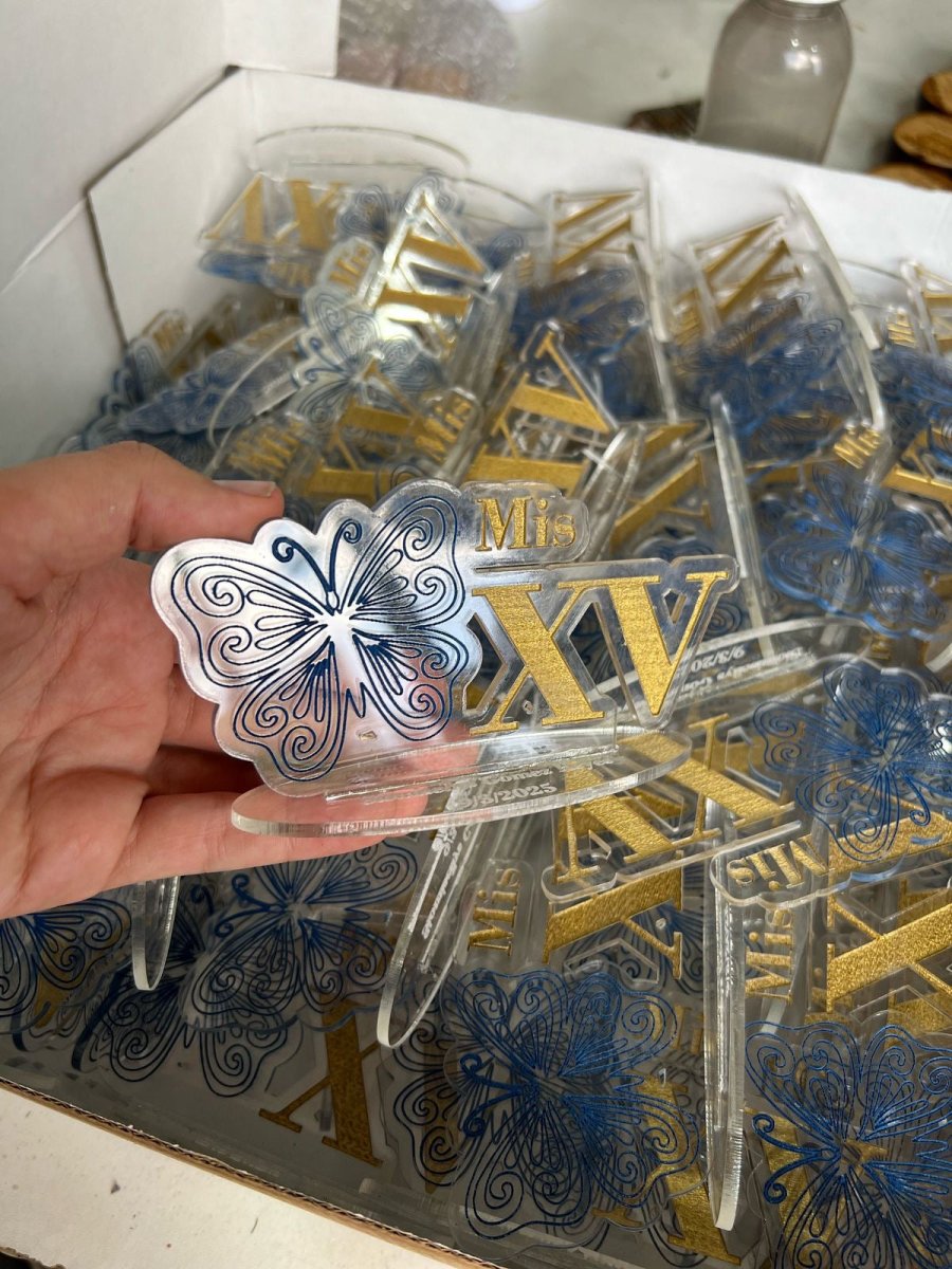 Fiesta de 15 souvenir en acrilico - Felt Craft RD