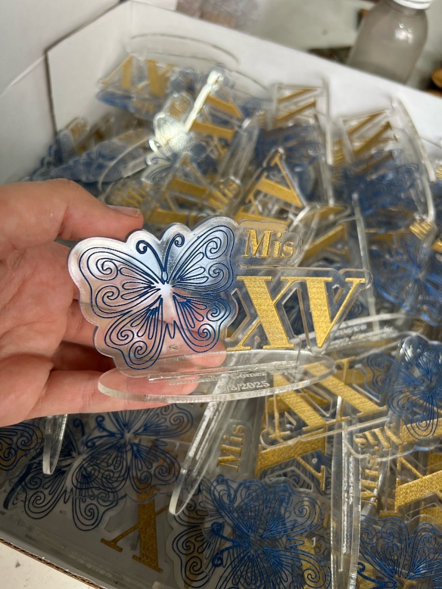 Fiesta de 15 souvenir en acrilico - Felt Craft RD